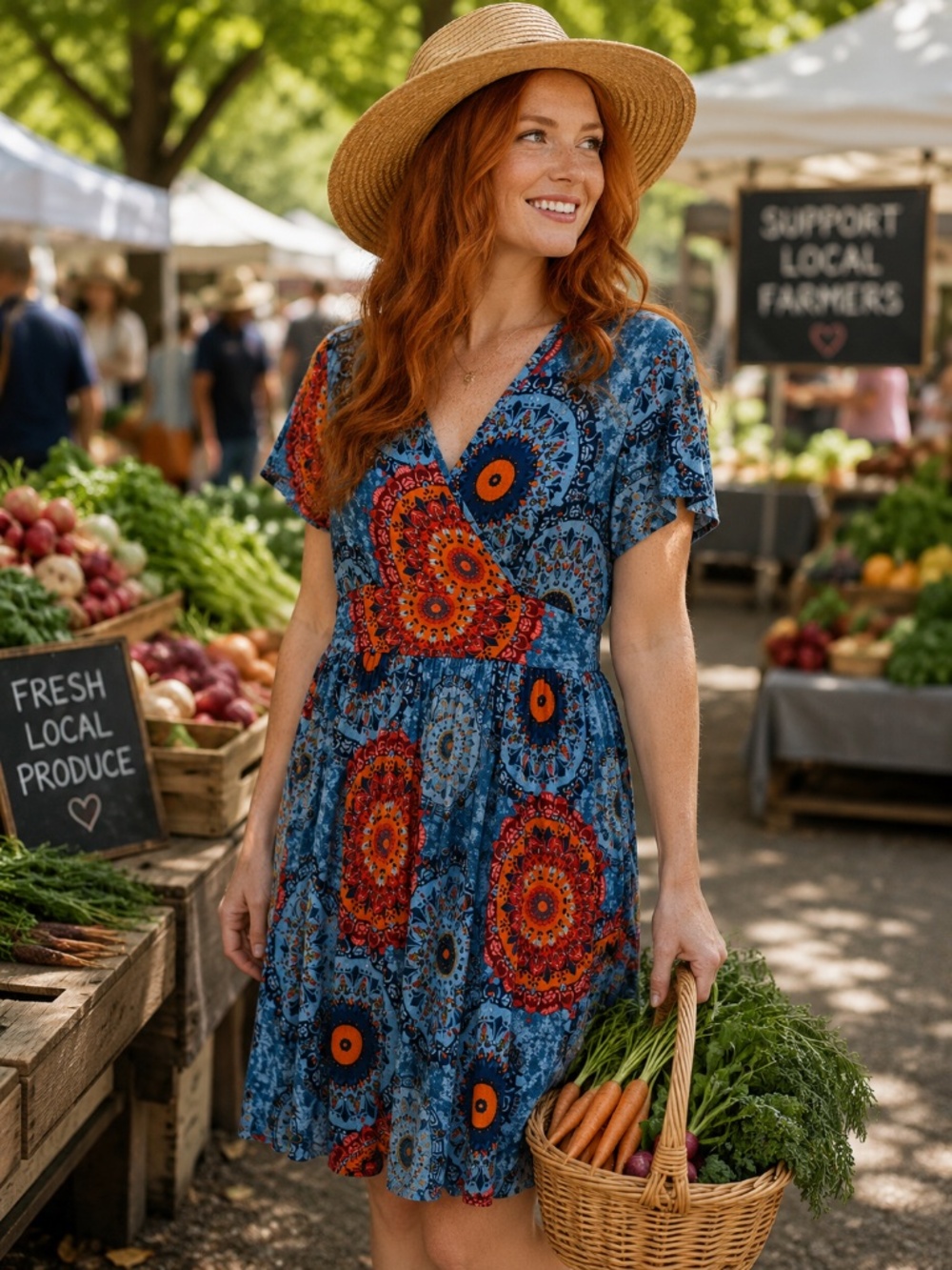 Faux Wrap Dress by Weaczzy